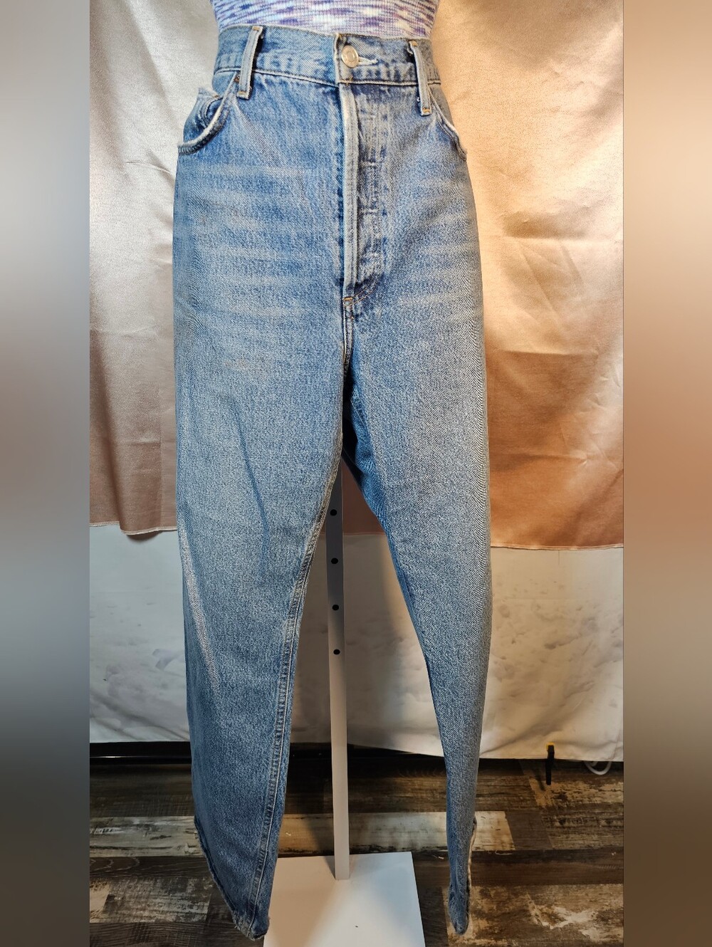 AGOLDE Fran Low Slung Easy Straight Jeans Invention Size 29
